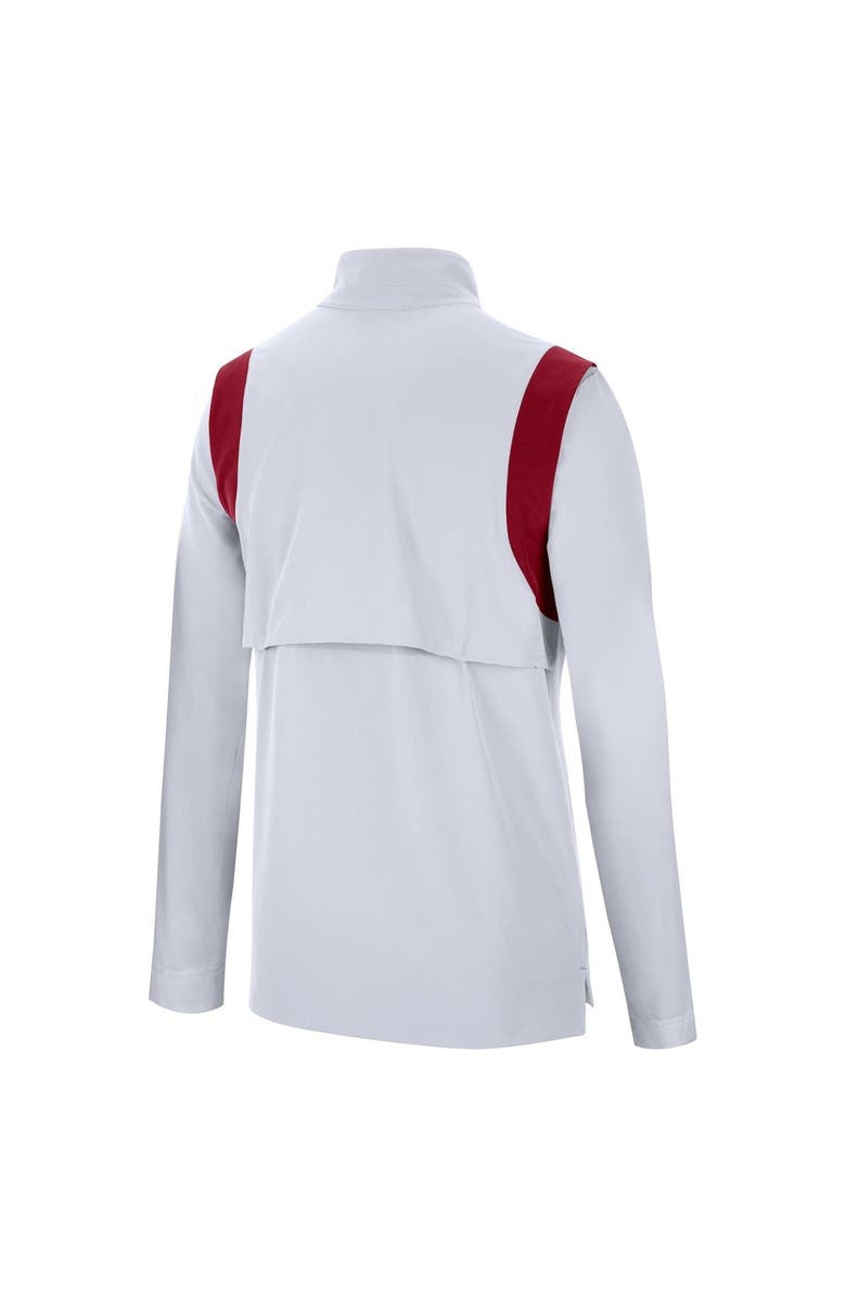 Nike Men's Nike White Oklahoma Sooners Coach Quarter-Zip Top, Alternate, color, White