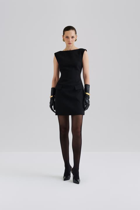 Adelina High Neck Mini Dress