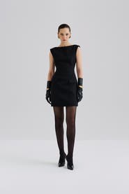 Malina Adelina High Neck Mini Dress