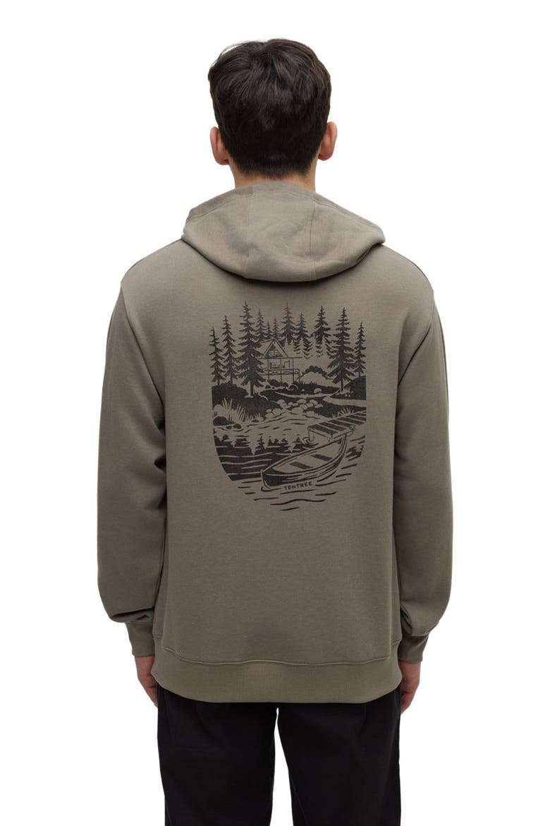 Getaway Relaxed Hoodie, Alternate, color, Timber/Meteorite Black