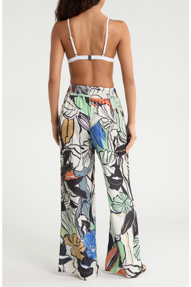 Bali Cover-Up Pants, Alternate, color, BLUE BOTANICAL