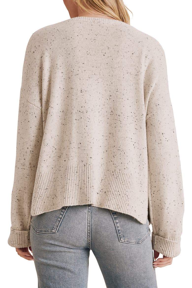 Haven Tweedy Dolman Sleeve Sweater, Alternate, color, PALE OAK BEIGE HEATHER
