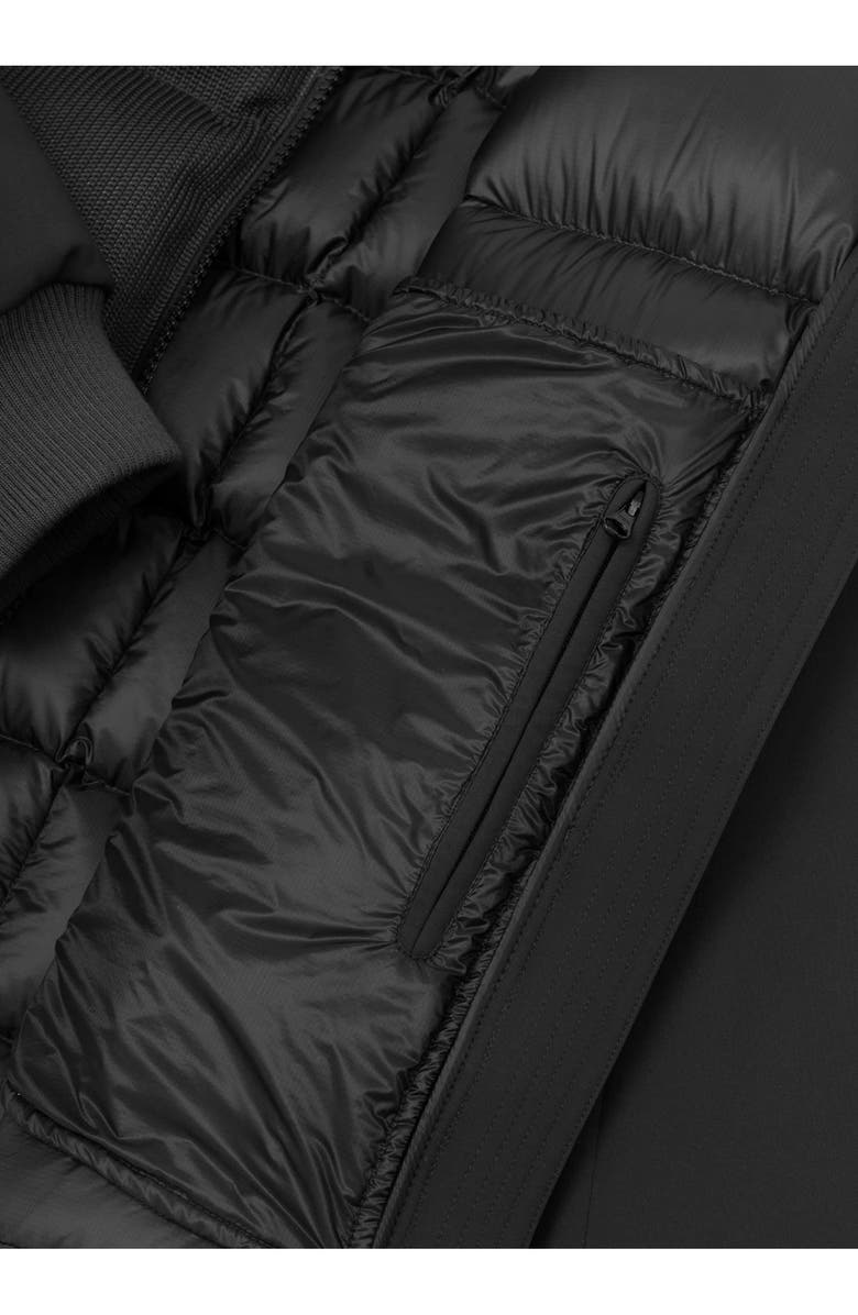 COLMAR Technical Knit Fisherman Rib Down Jacket, Alternate, color, 