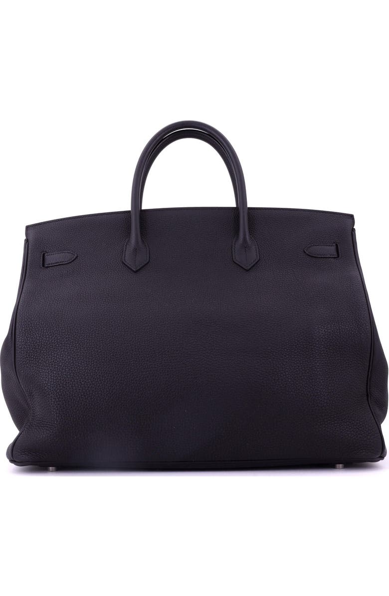 Pre-Owned Hermes Birkin Handbag Black Togo with Palladium Hardware 40, Alternate, color,