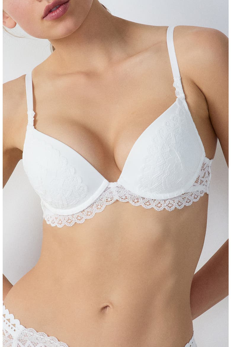 Dream Classique Underwire Demi Bra, Main, color, ECRU