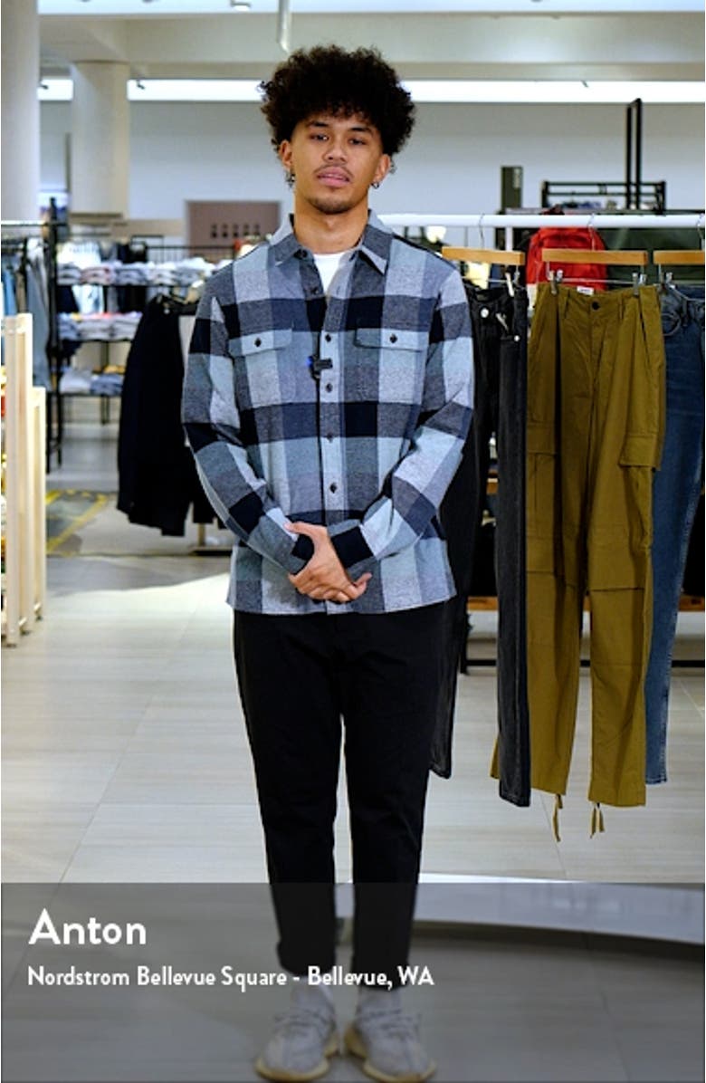 Generation Plaid Stretch Flannel Button-Up Shirt, sales video thumbnail