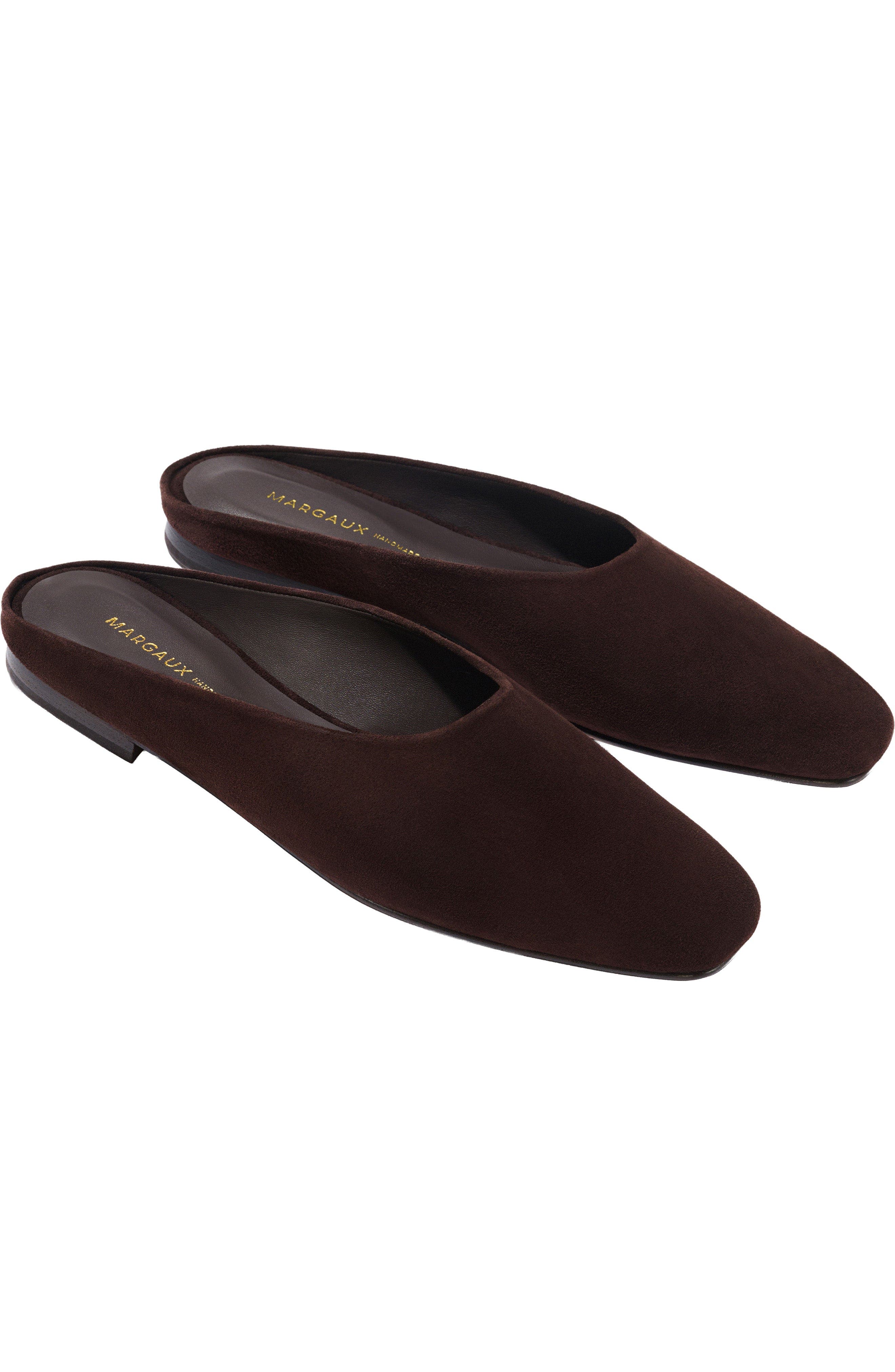 The Clara Mules, Alternate, color, Espresso Suede