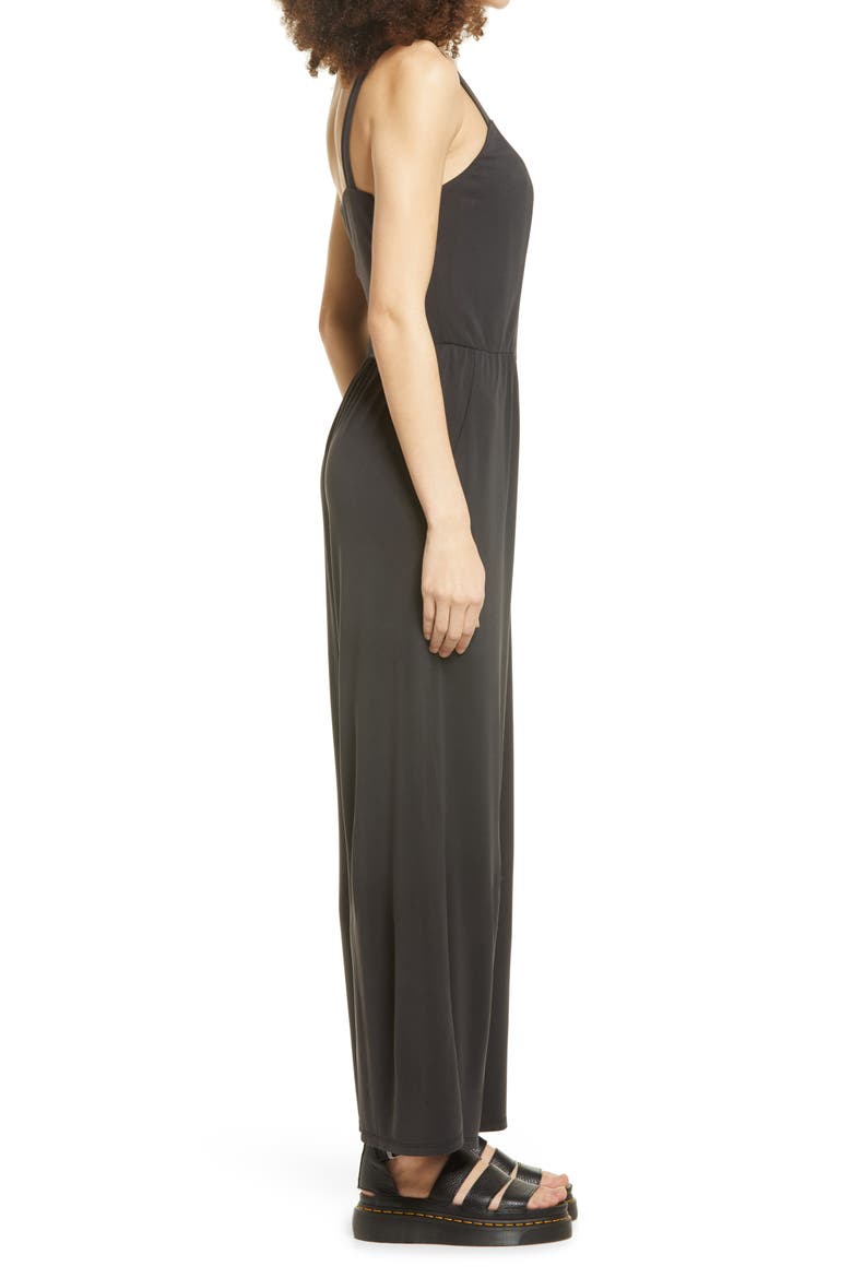 BP Easy Sleeveless Knit Jumpsuit, Alternate, color, BLACK