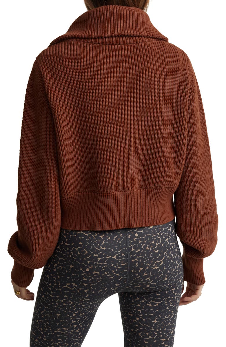 Varley Mentone Half Zip Sweater, Alternate, color, Tortoise Shell