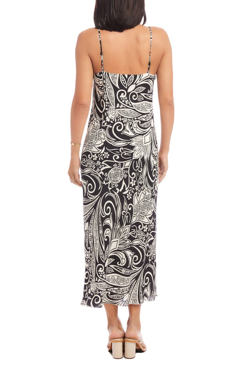 Karen Kane Printed Bias Cut Slipdress, Alternate, color, Print