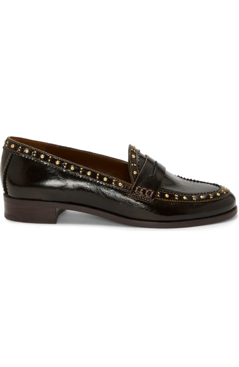 Vince Camuto Camdyn Studded Penny Loafer, Alternate, color, Sigaro