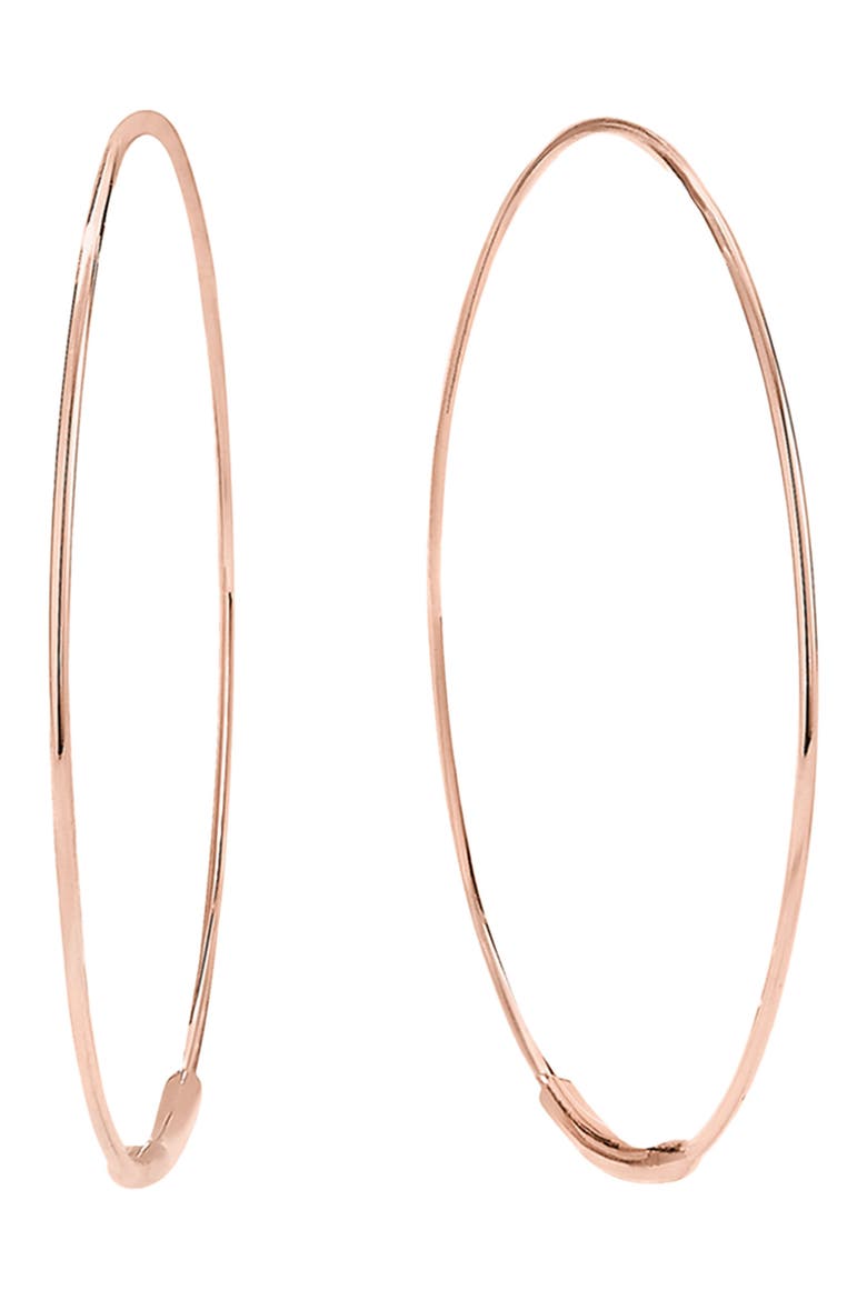 Small Magic 14K Gold Hoops, Main, color, ROSE