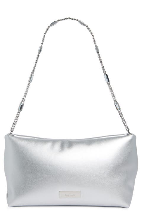 anya metallic shoulder bag