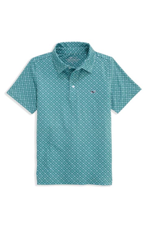 Kids' Print Polo