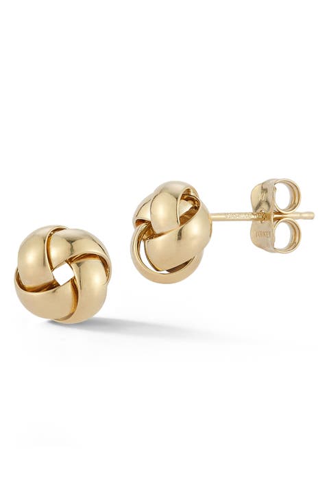 Love Knot Stud Earrings