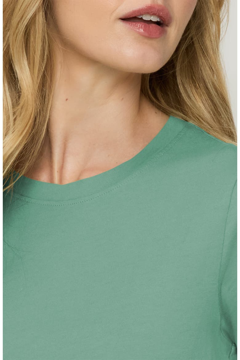 The Organic Cotton Crew Tee, Alternate, color, Aloe