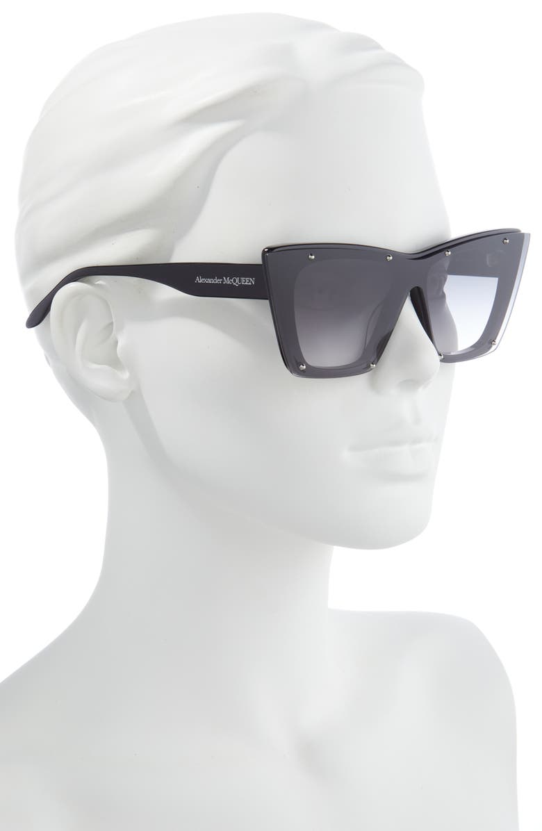 McQueen Alexander McQueen Cat Eye Sunglasses, Alternate, color,