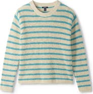 Hatley Stripe Crewneck Cotton Sweater