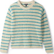 Hatley Stripe Crewneck Cotton Sweater
