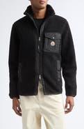 Moncler Zip Front Fleece Cardigan