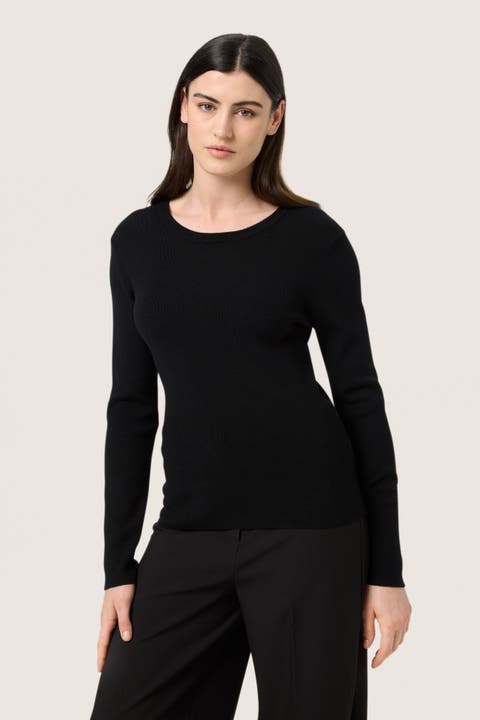 SLSina Round Neck Slim Fit Pullover