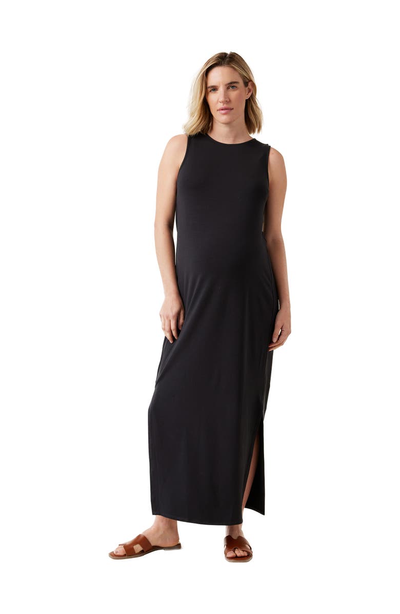 Ingrid & Isabel COLUMN DRESS, Main, color, Black