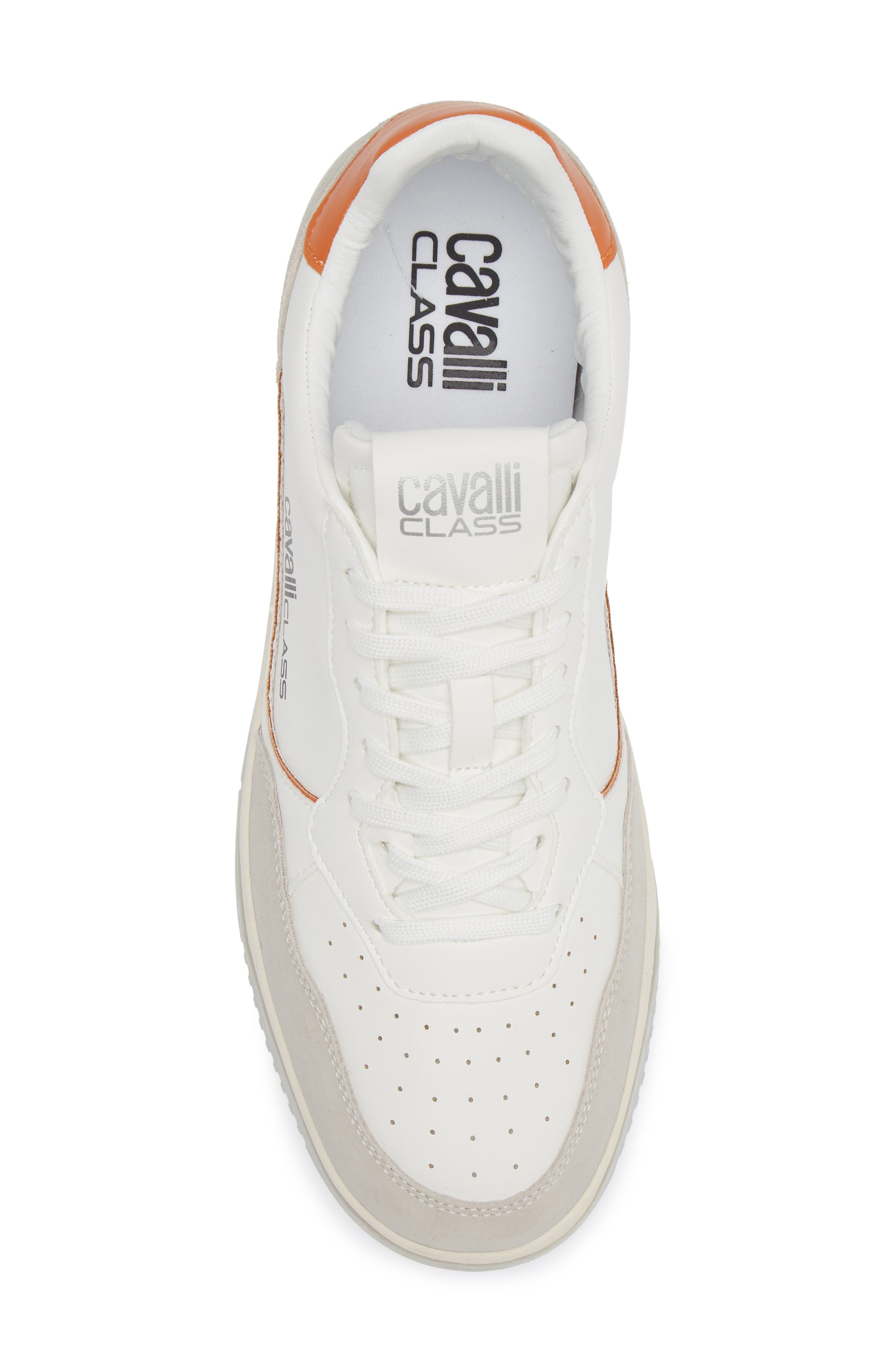 Roberto Cavalli Cavalli Class Low Top Sneaker, Alternate, color, White/ White