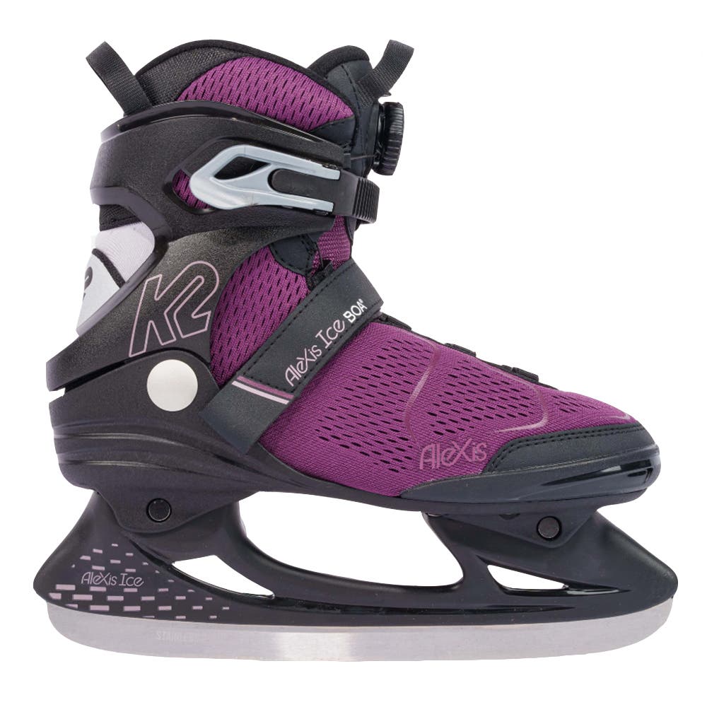 K2 Alexis Ice Boa Womens Ice Skates, Alternate, color, Purple