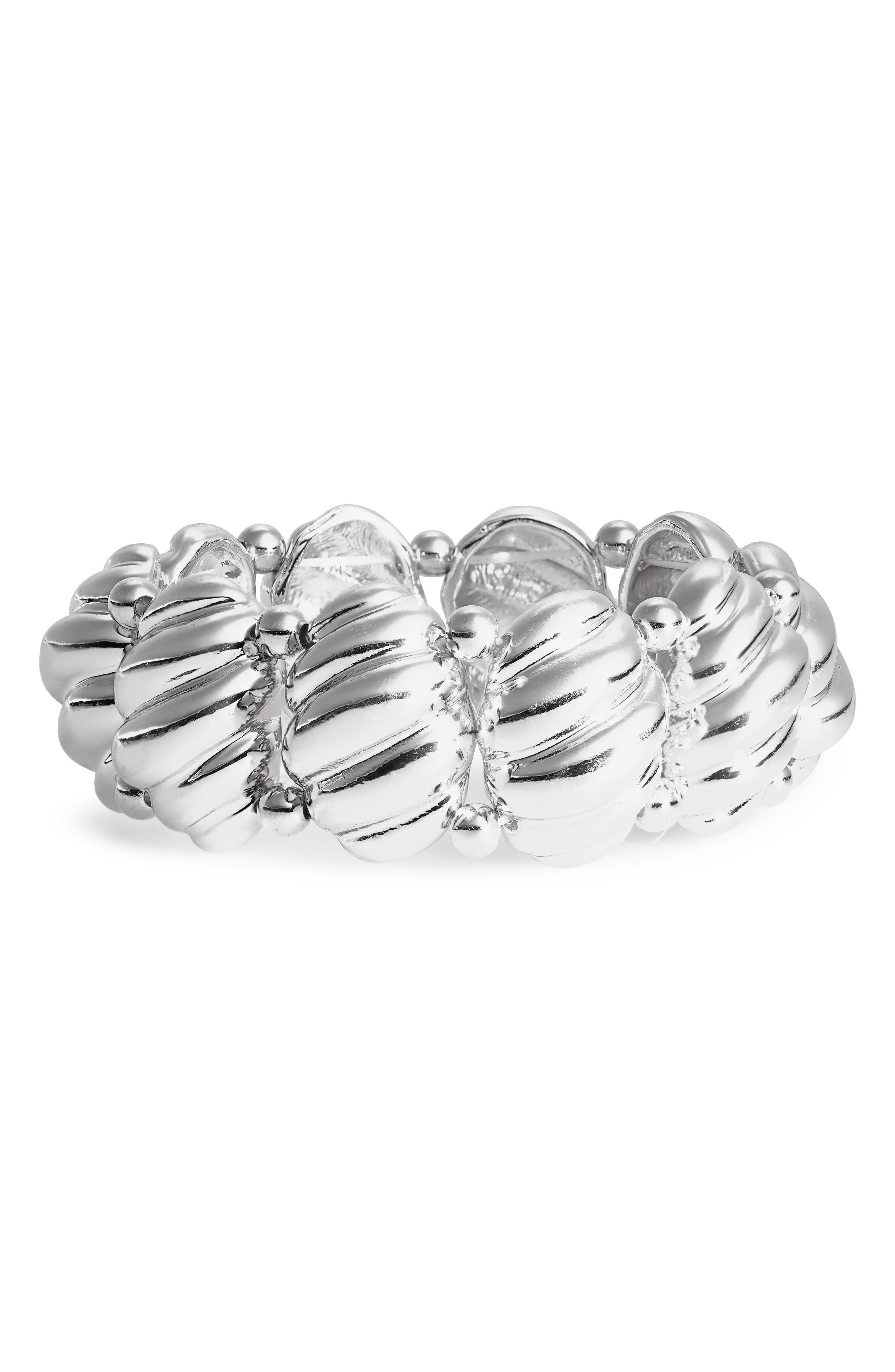 Cara Scalloped Stretch Bracelet