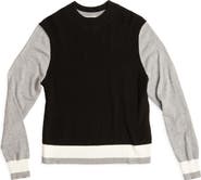 Court & Rowe Colorblock Cotton Blend Sweater