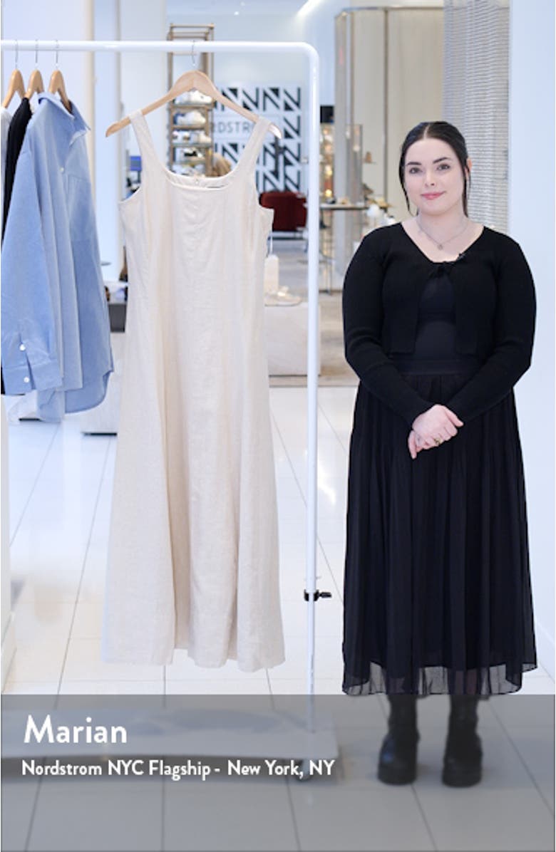 Linen Blend Maxi Dress, sales video thumbnail