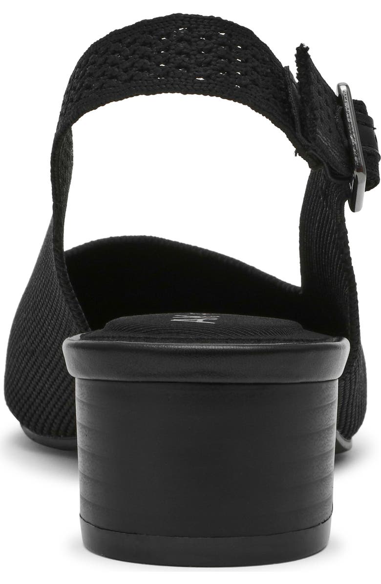 Anne Klein Urix Slingback Pump, Alternate, color, Black Knit