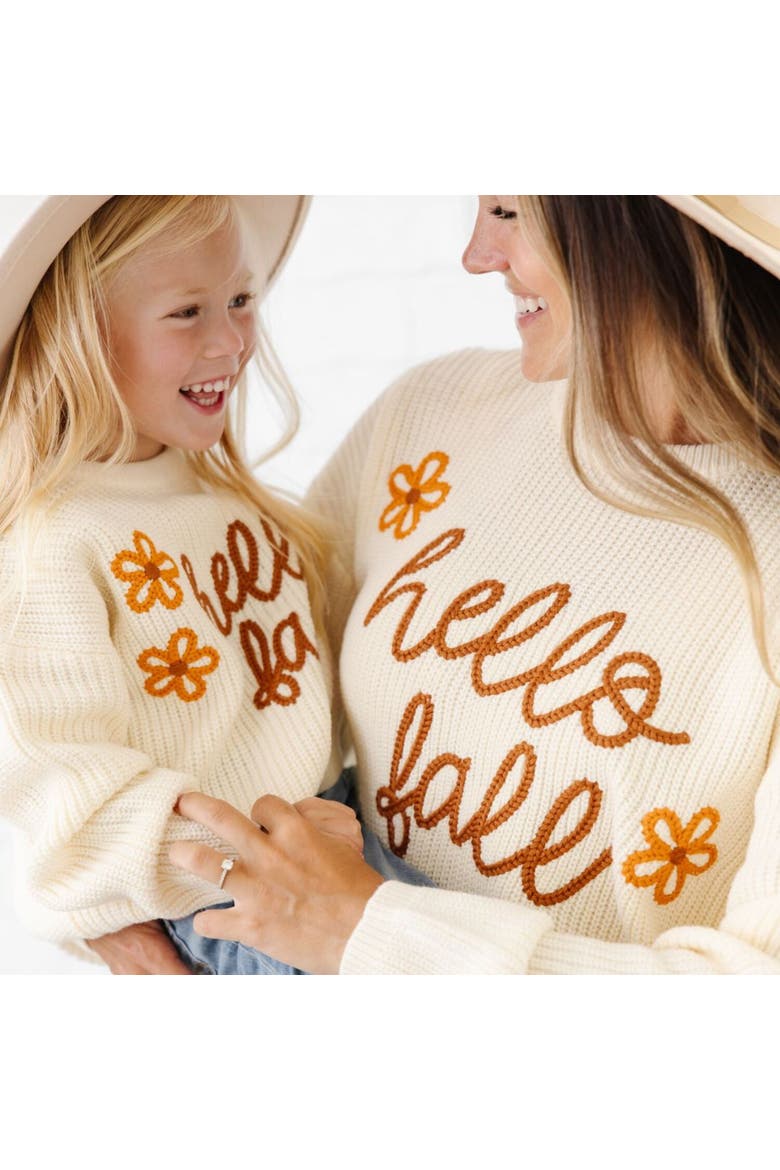 Hello Fall Knit Women's Sweater, Alternate, color, Natural