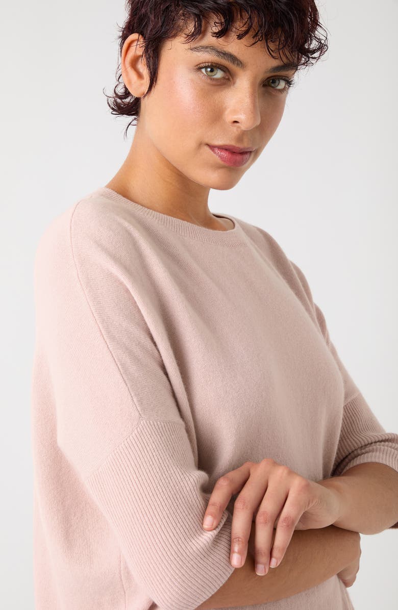 LK Bennett Mara Three-Quarter Sleeve Sweater, Alternate, color,