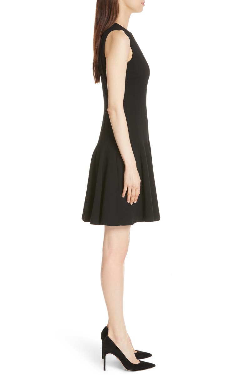 Akris Sleeveless Godet Pleat Dress, Alternate, color,