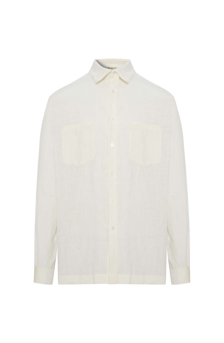 Jendue US Lucia Denim Linen Shirt, Main, color, 