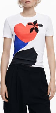Desigual Graphic Print T-Shirt