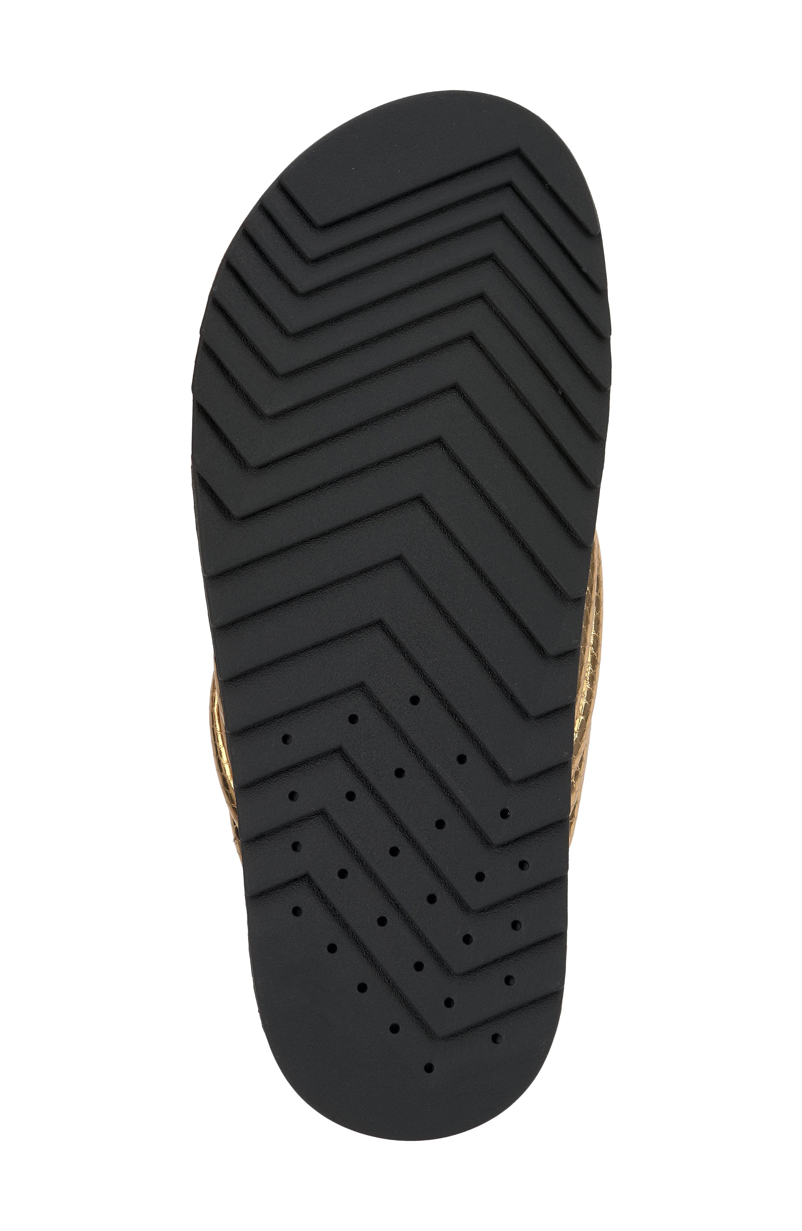Cilleva Slide Sandal, Alternate, color, GOLD/ GOLD