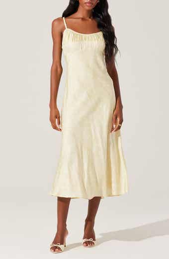 ASTR the Label Kaiya Floral Bias Cut Satin Dress