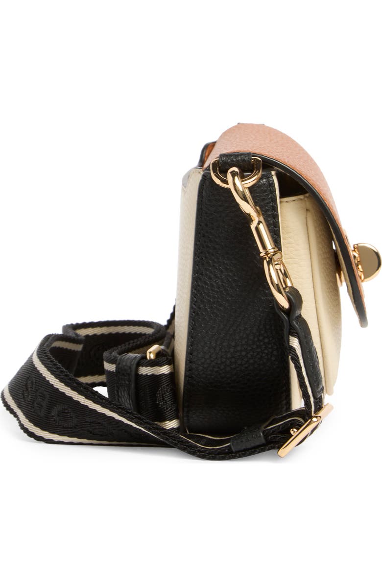 Marc Jacobs Small CB Signet Turnlock Saddle Bag, Alternate, color, Smoked Almond Multi