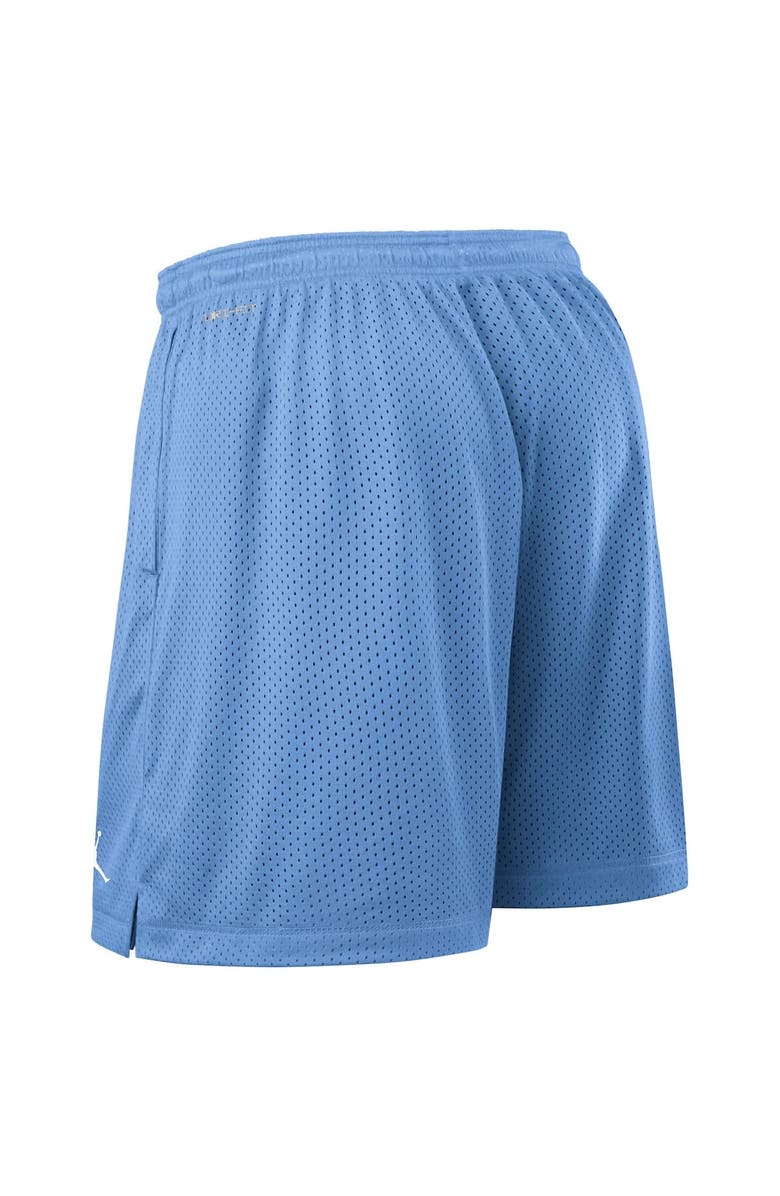 Jordan Brand Men's Jordan Brand Light Blue/Navy North Carolina Tar Heels 2025 Sideline Reversible Performance Shorts, Alternate, color, 