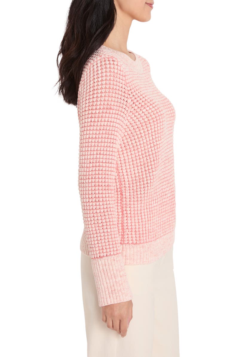 NIC+ZOE Color Spray Cotton Blend Sweater, Alternate, color, Pink Multi