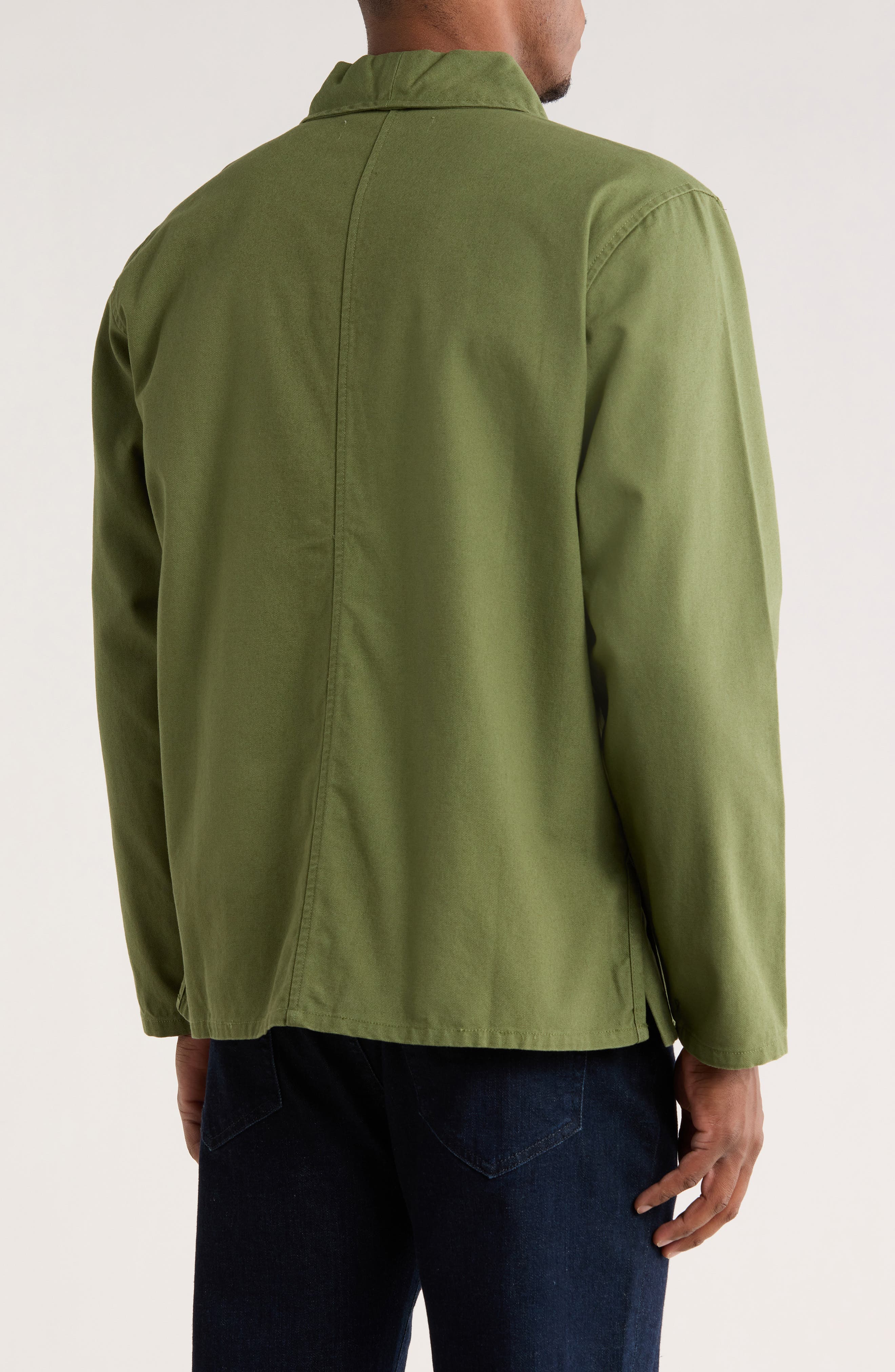 Organic Cotton Canvas Shepherds Shirt Jacket - image 2