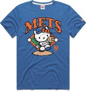 Homage Unisex Homage Royal New York Mets Hello Kitty Tri-Blend T-Shirt