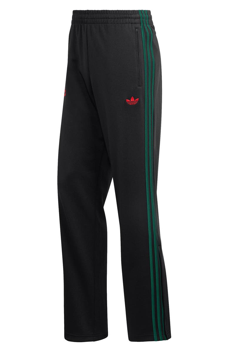 adidas Firebird Track Pants, Alternate, color, Black/ Collegiate Green