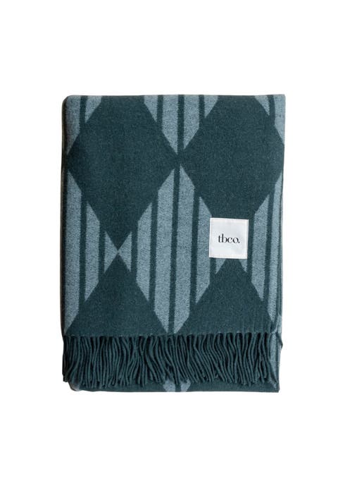 Lambswool Jaquard Throw Blanket