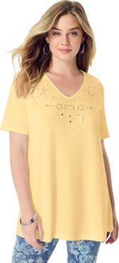 Roaman's Eyelet Swing Tee