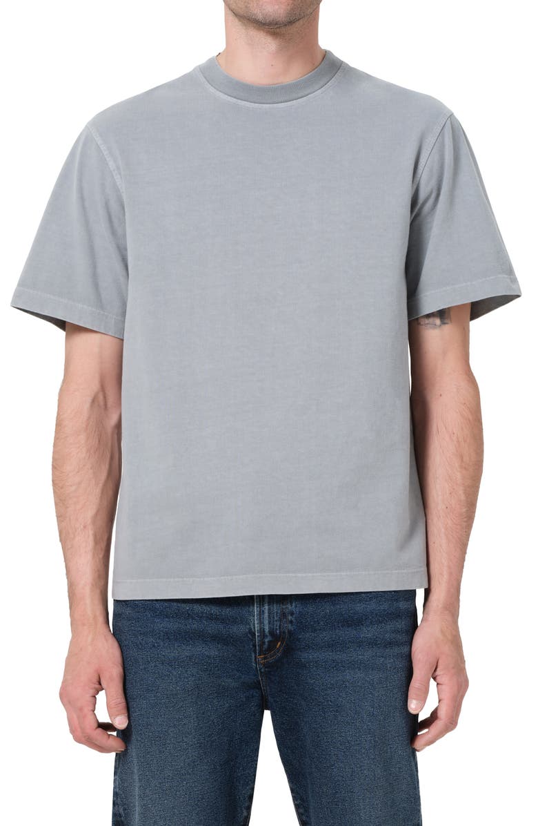 AGOLDE Asha Crewneck T-Shirt, Main, color, Reflect