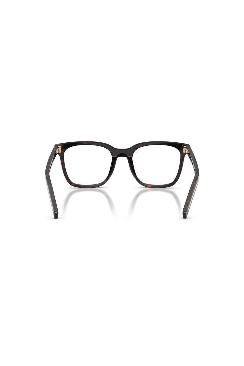 53mm Rectangle optical glasses, Alternate, color, Tortoise