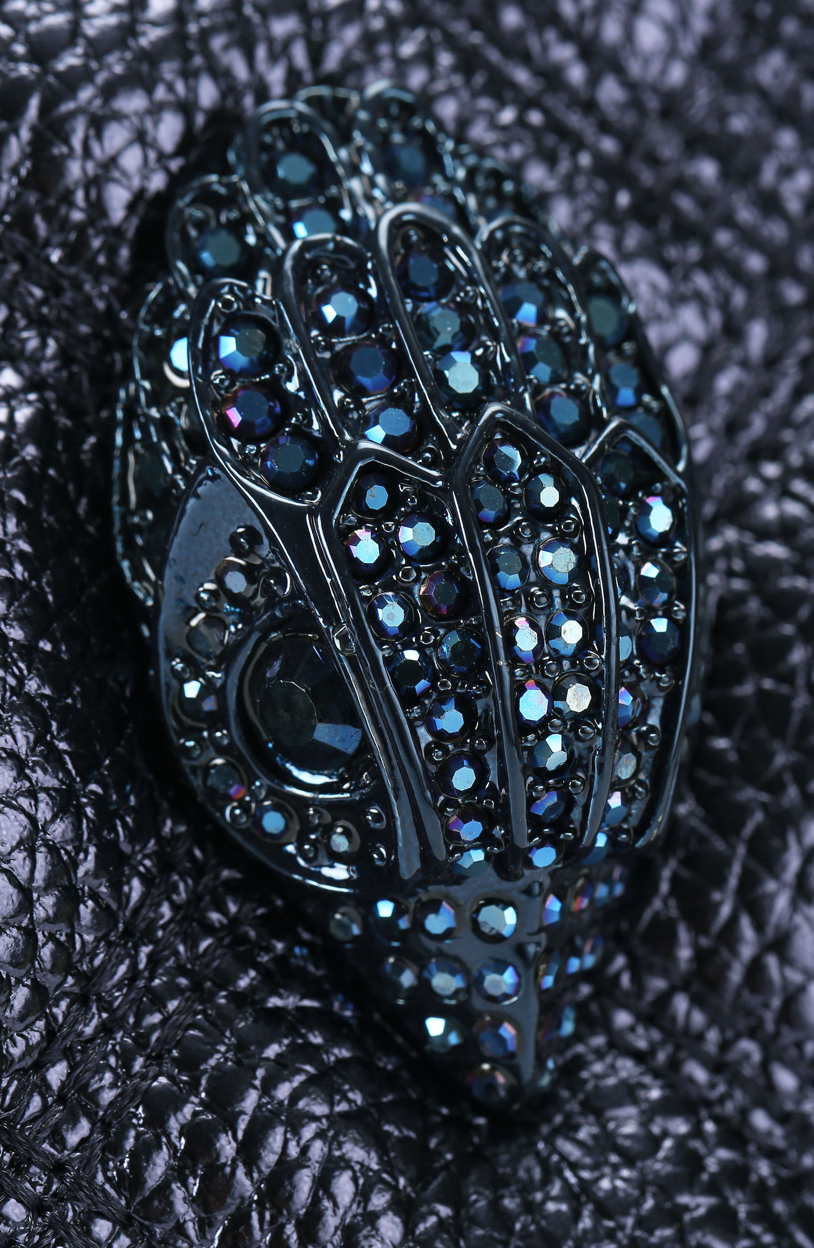 Kurt Geiger London Kensington Heart Quilted Leather Crossbody Bag, Alternate, color, 